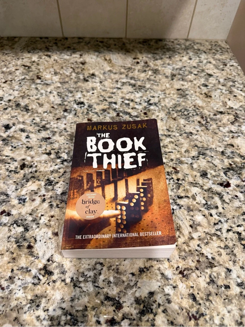 The Book Thief by Markus Zusak — Orange & Black Paperback